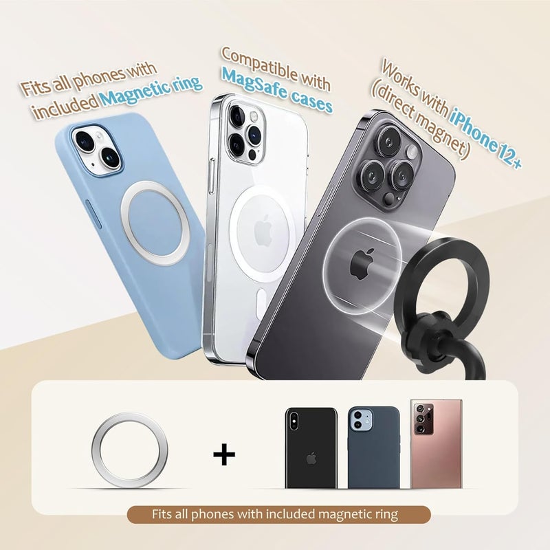 FAELUNE Magnetic Plus Guitar Phone Holder mount, Adjustable & Rotatable Arm, Supports iPhone 12+&Magsafe, Universal Phone Fit, Ideal for Digital Sheet Music, Teaching Videos, Live Streaming & Recording - Image 3